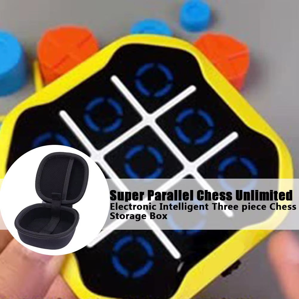 For Giiker Tic Tac Toe Bolt Game 3-In-1 Handheld Puzzle Game Console Storage Bag EVA Electronic Storage Bag Protect Accessories