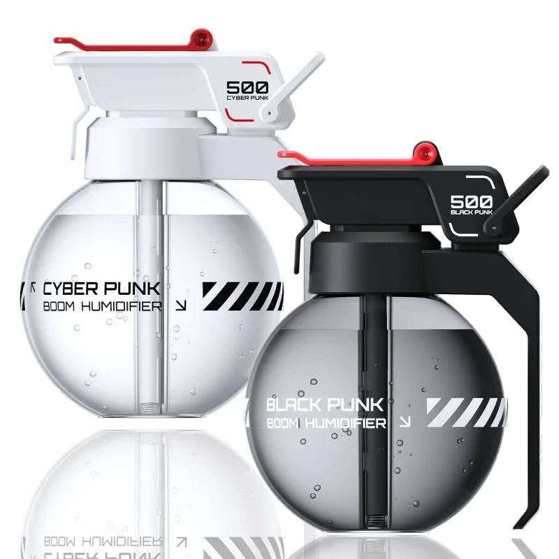 Grenade Humidifier Esports Cyberpunk Air Humidifier Decorative Grenade Essential Oil Aromatherapy Humidifier Creative Diffuser