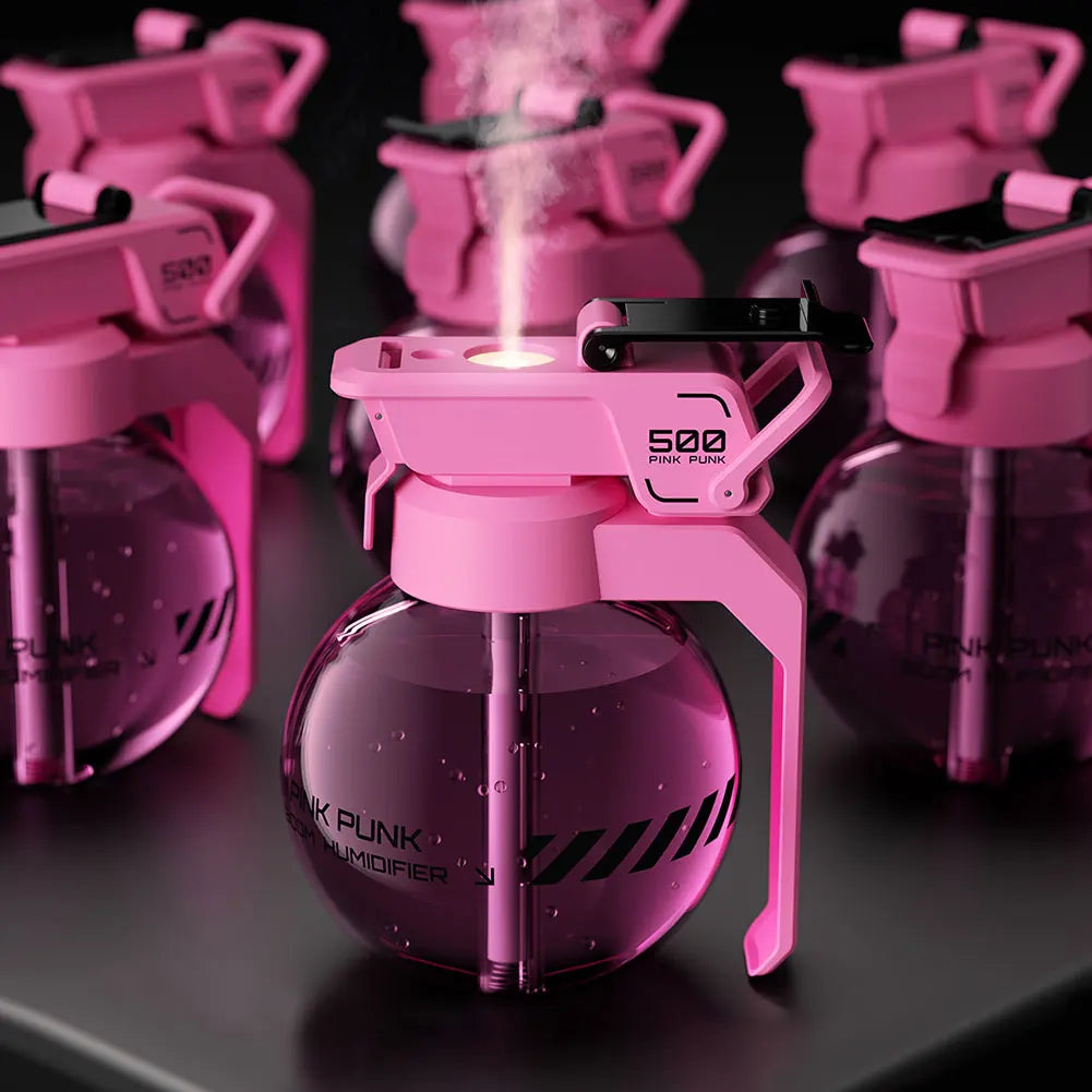Grenade Humidifier Esports Cyberpunk Air Humidifier Decorative Grenade Essential Oil Aromatherapy Humidifier Creative Diffuser