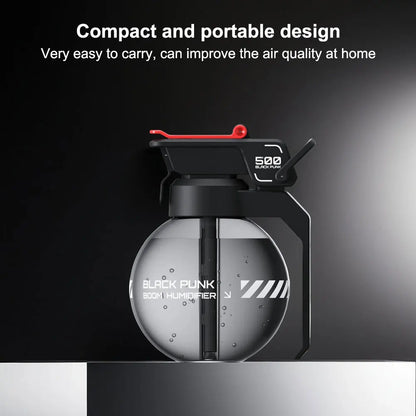 Grenade Humidifier Esports Cyberpunk Air Humidifier Decorative Grenade Essential Oil Aromatherapy Humidifier Creative Diffuser